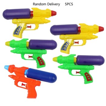 5 τμχ Water Guns Παιχνίδι για παιδιά Υπαίθριο Squirt Water Fighting Παιχνίδι για νήπιο Καλοκαιρινό δώρο Παιδικό πάρτι Μπομπονιέρα Παιχνίδι πισίνας