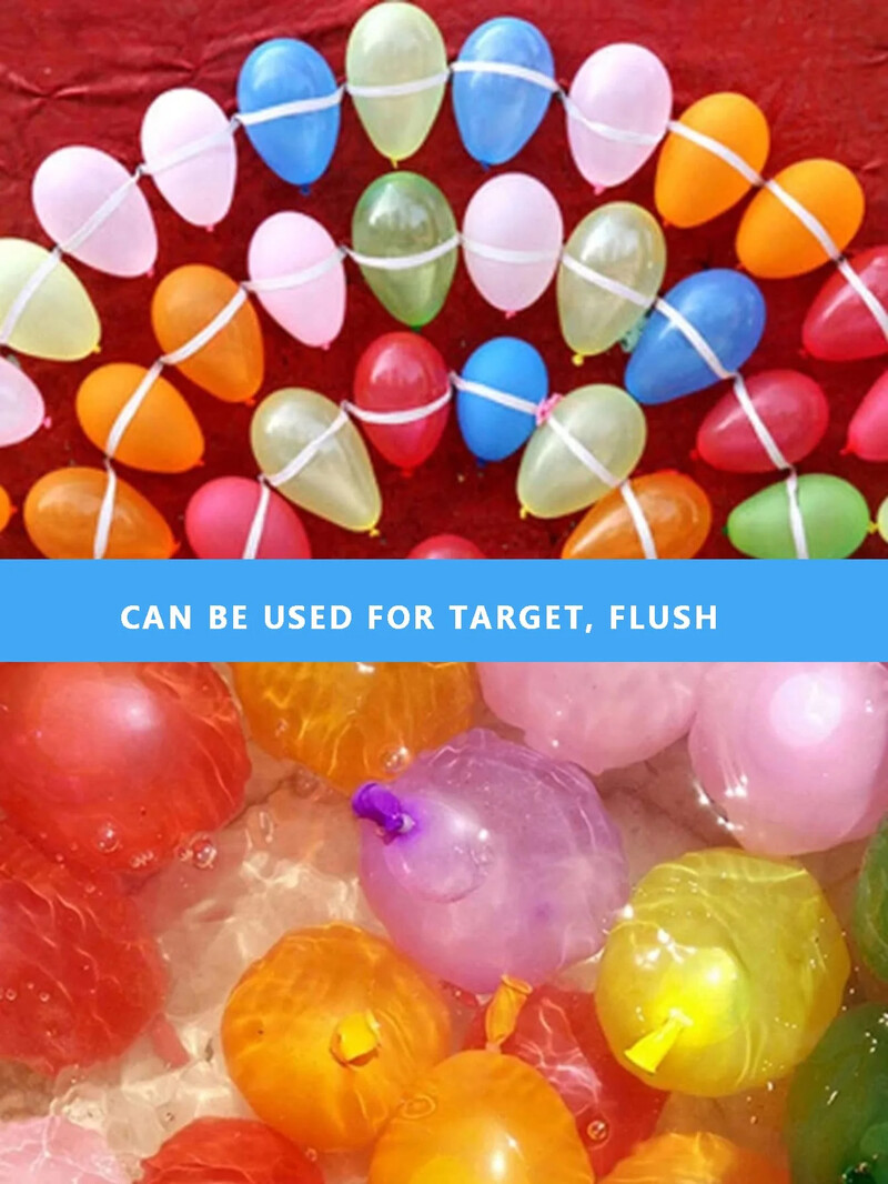 1000KOM/PAKIRANJE tri velika balona punjena vodom za ljetne igre na otvorenom, vodene parkove, društvene igre, balone