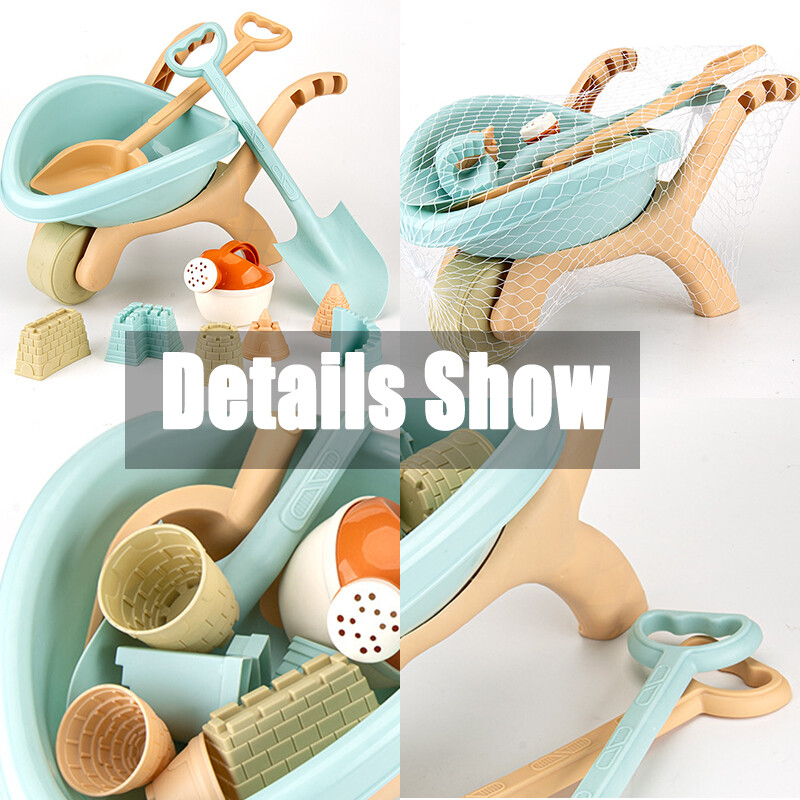 Copii Jucării de plajă pentru cărucior de săpat cu nisip Jucărie pentru matrițe de plajă Jucărie de vară în aer liber Joacă cu nisip Lopă de apă Jucării de nisip de plajă pentru copii