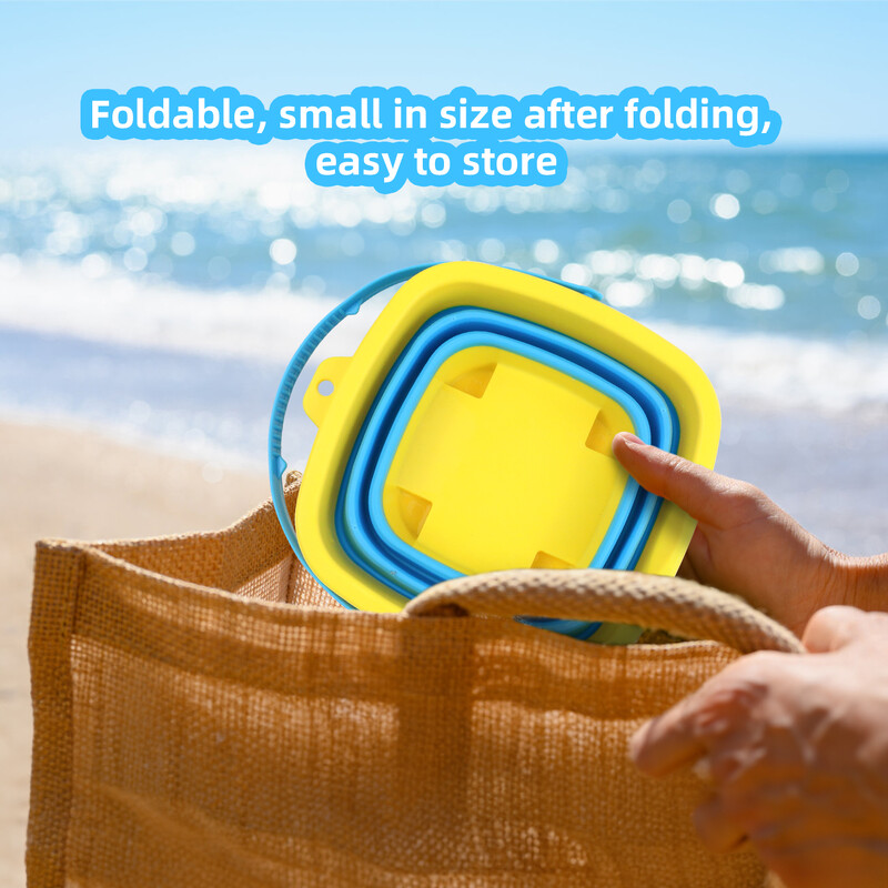 Sklopiva kanta za vodu i kanta za pijesak, dječja igra u vodi na plaži i kanta za nošenje pijeska, promicanje interakcije roditelja i djeteta