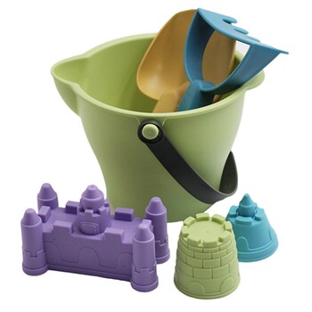 Baby Sand play Toys Beach Castle Mold Bucket Kids Outdoors Sandbox Sand Accessories Building Outdoor Kids Sand Toy Summer