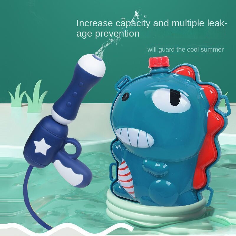 Dječji ruksak 2000 ml Vodeni pištolj Pull Type Veliki kapacitet za pohranu Ljetni smiješni roditeljski interaktivni crtani ruksak Vodeni pištolj