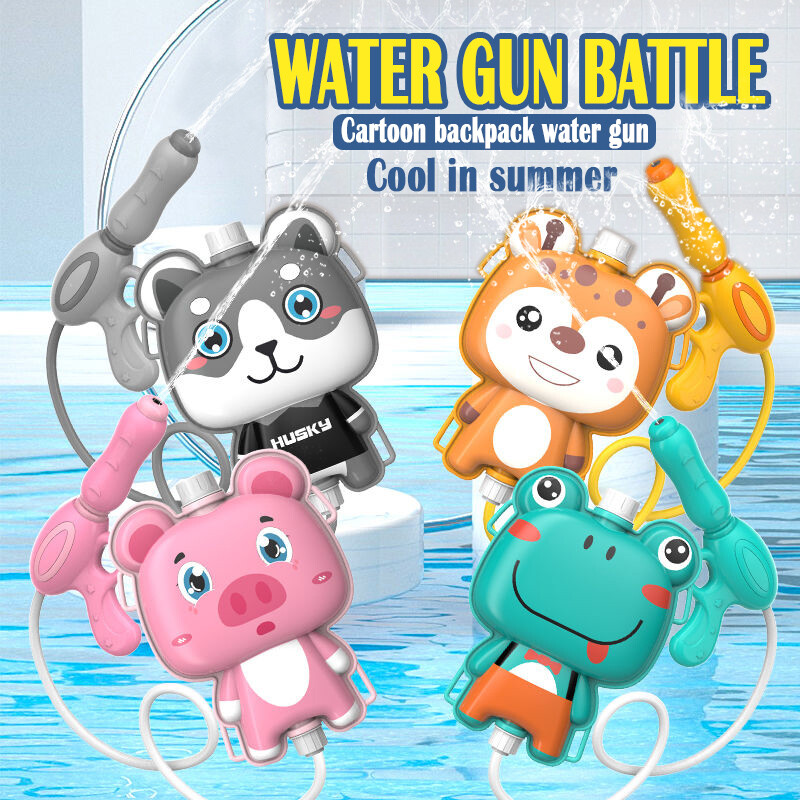 Ljetna igračka za prskanje na plaži, borba u vodi, zabava na bazenu, ruksak, crtić, slatka životinja, pištolj za prskanje, dječji dar