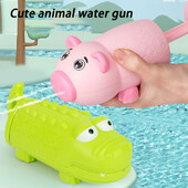 Dječji vodeni pištolj na izvlačenje Igračke za djecu Crtani dizajn morskog psa Ljetna igra Prskalica vodeni pištolj Kupaonica Igračke za tuširanje