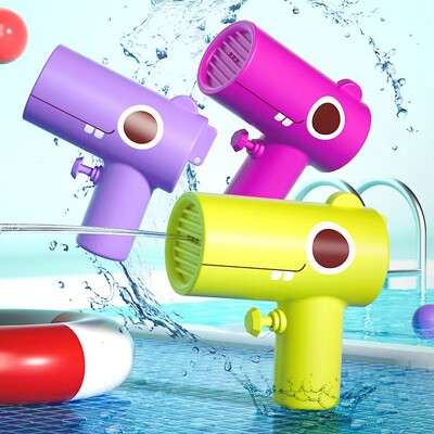 Summer Pool Water Battle Water Gun Kid Toy Drifting Beach Water Game Cartoon Dinosaur Water Gun Baby Shower Play Water Toy Gift