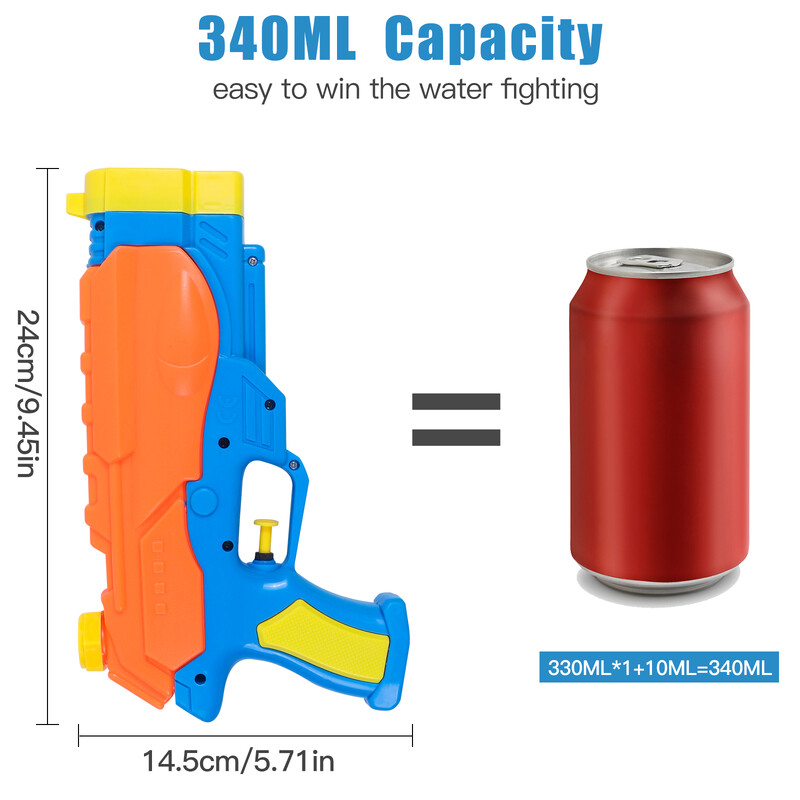 Dječje vanjsko skladištenje Vodeni pištolj Igračka Ljetna plaža Igranje Vodeni alati Bazen uz more Plutajući vodeni pištolj Igračke za raspršivanje vode