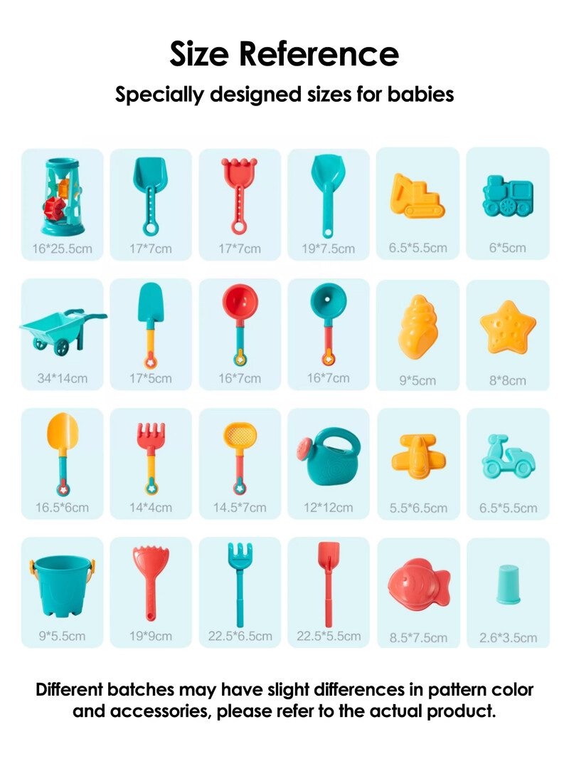 18KOM Ljetni set za plažu Igračke za djecu Kopanje pijeska Plastična kanta Boca za zalijevanje Lopate Dječja igra za plažu Voda Igračke Alati