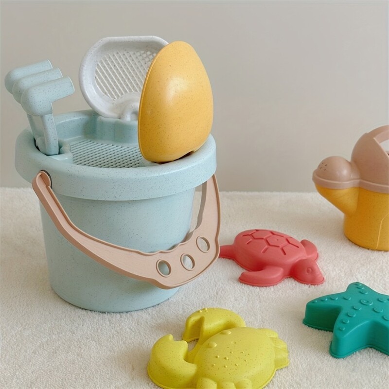 Sea Creatures Set igračaka za pješčanu plažu Igračke Dječji pješčanik Igračke Mala djeca Igračke za pijesak Komplet alata za plažu Kanta Lopata za zalijevanje Putovanje na otvorenom