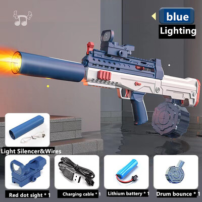 M416 vodeni pištolj, električni pištolj, igračka za pucanje, potpuno automatska ljetna igračka za pucanje na plaži, zabavna igračka na otvorenom za djecu, dječake, djevojčice, odrasle, poklon