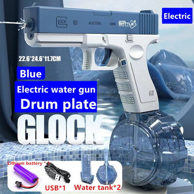 M416 vodeni pištolj, električni pištolj, igračka za pucanje, potpuno automatska ljetna igračka za pucanje na plaži, zabavna igračka na otvorenom za djecu, dječake, djevojčice, odrasle, poklon