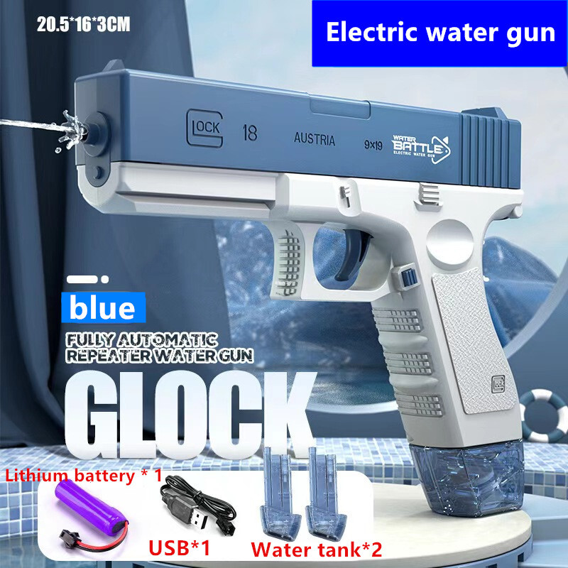 M416 vodeni pištolj, električni pištolj, igračka za pucanje, potpuno automatska ljetna igračka za pucanje na plaži, zabavna igračka na otvorenom za djecu, dječake, djevojčice, odrasle, poklon