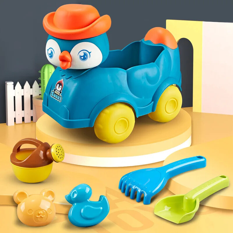 Dječji crtani Piletina Igračka za plažu Kopanje pijeska Voda igra Lopata Alat za gradnju pijeska za djecu Zabava na plaži