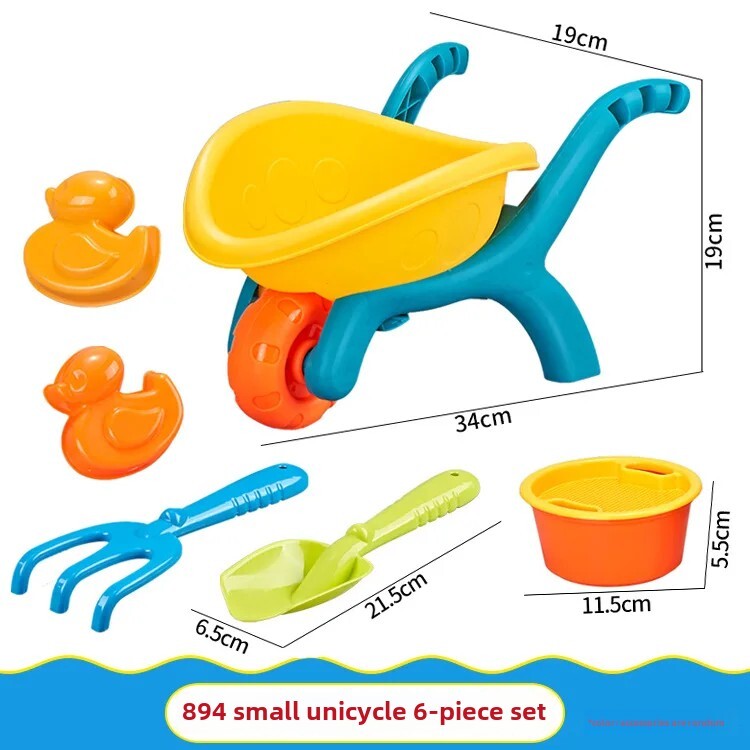 Ljetni set igračaka za pijesak na plaži za djecu Beba igra se u vodi Automobil Lopata Igračka za kopanje Kolica Oprema za bočnu igru na plaži Dječja zabava za kupanje