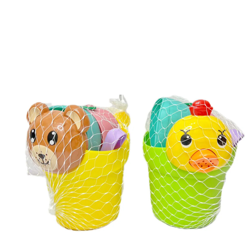 Dječji set igračaka za plažu s alatima za kopanje pijeska i alatima za igranje u vodi. Kompletna veleprodaja, mala dječja kanta za plažu i lopata