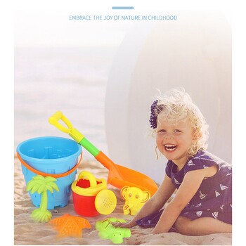 Summer Soft Baby Beach Toys Kids Bath Play Sandbox Set Beach Party Πότισμα Κάδος Καλούπια άμμου Παιχνίδια Παιχνίδι με νερό