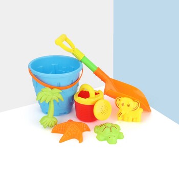 Summer Soft Baby Beach Toys Kids Bath Play Sandbox Set Beach Party Πότισμα Κάδος Καλούπια άμμου Παιχνίδια Παιχνίδι με νερό