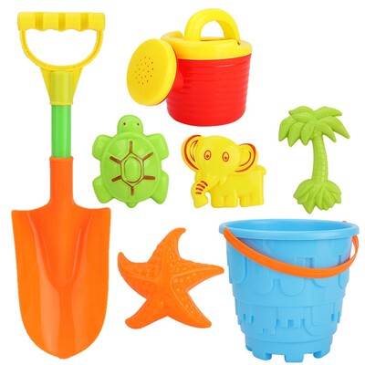 Summer Soft Baby Beach Toys Kids Bath Play Sandbox Set Beach Party Πότισμα Κάδος Καλούπια άμμου Παιχνίδια Παιχνίδι με νερό