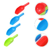 4 gab. plakanas galvas sniega smilšu rotaļlietas bērniem vasaras bērnu smilšu kaste plastmasas lāpstas pludmales ballīšu spēļu piederumi