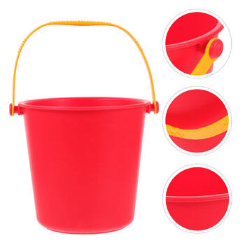 Κουβάς με άμμο παραλίας με λαβή Summer Beach Sand Pail Garden Water Sand Bucket παιδικά παιχνίδια παραλίας Sand Bucket Toy