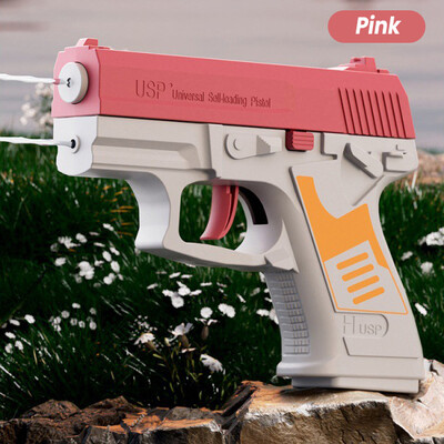 Naujas USP vaikiškas vandens pistoletas Glock su nuolatinio šaudymo preso tipo vandens purškimo žaislinis vandens pistoleto jungtis, automatinis vandens pistoletas