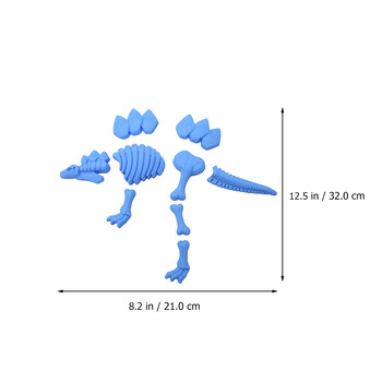 3 τεμ. Καλούπια άμμου δεινοσαύρων για παιδιά Πλαστικά παιχνίδια παραλίας σετ παιχνιδιών Παιδί