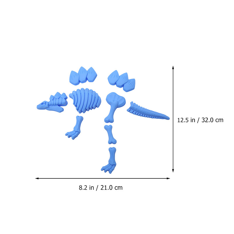 3 vnt. dinozaurų formų smėlio formelės vaikams, plastikiniai paplūdimio žaislai, žaislai vaikams