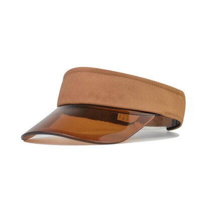 Bėgimas reguliuojamas permatomas skydelio dangteliai skaidrių kraštų skydelis nuo saulės Vasarinės kepurės nuo viršaus, kvėpuojančios, tuščios, kelioninės sportinės kepurės