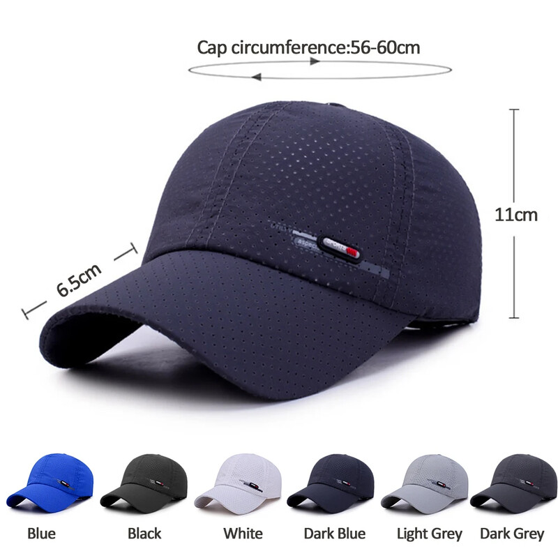 Suvine luksusbränd meestele Spordijooksmine Pesapallimüts meestele Kanada golfimütsid Kiiresti kuivavad Naiste Solid Snapback Bone Müts