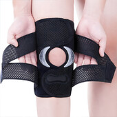 1PC Спортни наколенки Мъже Жени Еластични наколенки под налягане Протектор за опора на коляното Стави Протектор за фитнес волейболна скоба