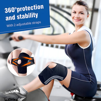 1PC Sports Kneepad Ανδρικά Γυναικεία Ελαστικά Επιγονατάκια με Πίεση Προστασία αρθρώσεων Στήριξης Γόνατου Προστατευτικό Στήριξης Βόλεϊ