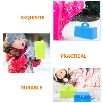 3 τμχ Snow Toys Snowball and Brick Maker Παιδικά χειμωνιάτικα καλούπια Παιδική οικοδομή Παιδική φορητή