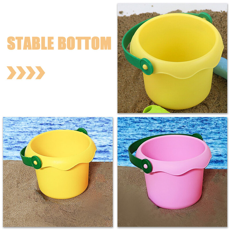 3 buc Găleți de plajă Jucărie Nisip În aer liber Jocuri mici Multifuncționale Ușoare Copil