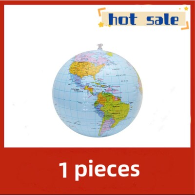 Globus na napuhavanje od 16 inča, edukacija, geografija, igračka, lopta, karta, balon, plaža, kućni dodaci, uređenje doma