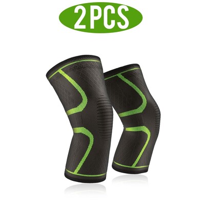 WOSWEIR 2 KOM Steznik za koljena Potpora za zglobove artritisa Najlonski sportski fitness kompresijski rukavi Jastučići za koljena Štitnik za trčanje