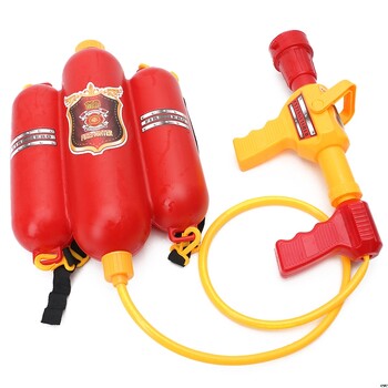 Μεγάλης χωρητικότητας Water Gun Fireman Σακίδιο πλάτης Water Gun Pull Out Shooting Soaker Beach Water Games Outdoor Toy Παιδικά Δώρο