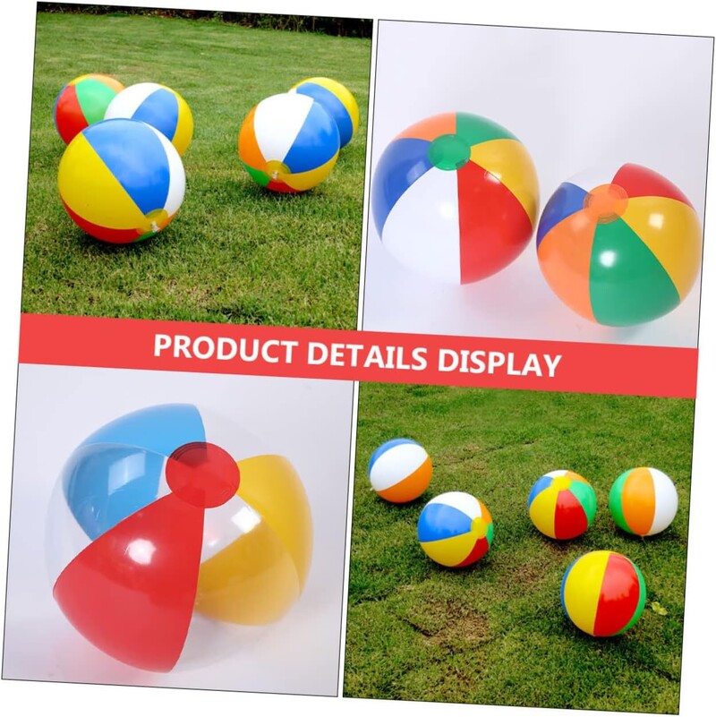 3 vnt Pripučiamas vandensvydis pastorintas šešių spalvų paplūdimio kamuolys 40cm keturių spalvų pripučiamas paplūdimio kamuolys vaikiškas žaislinis vandensvydis.
