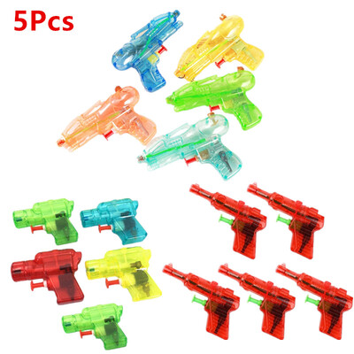 5 τμχ Παιδικό παιχνίδι Παιχνίδι Water Guns Mini Transparent Squirt Water Guns Kids Summer Outdoor Fight Beach Blaster Toy Fight Toy