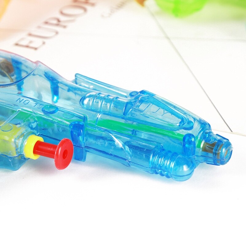 5 vnt Vaikiški žaisliniai vandens šautuvai Mini skaidrus purkštukas vandens šautuvai vaikams vasaros lauko kovos paplūdimio sprogdinimo žaislas kovos žaislas