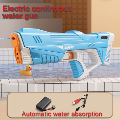 43cm complet electric automat de stocare a apei pistol jucării portabile copii vara plajă luptă în aer liber jucării fantezie pentru copii joc