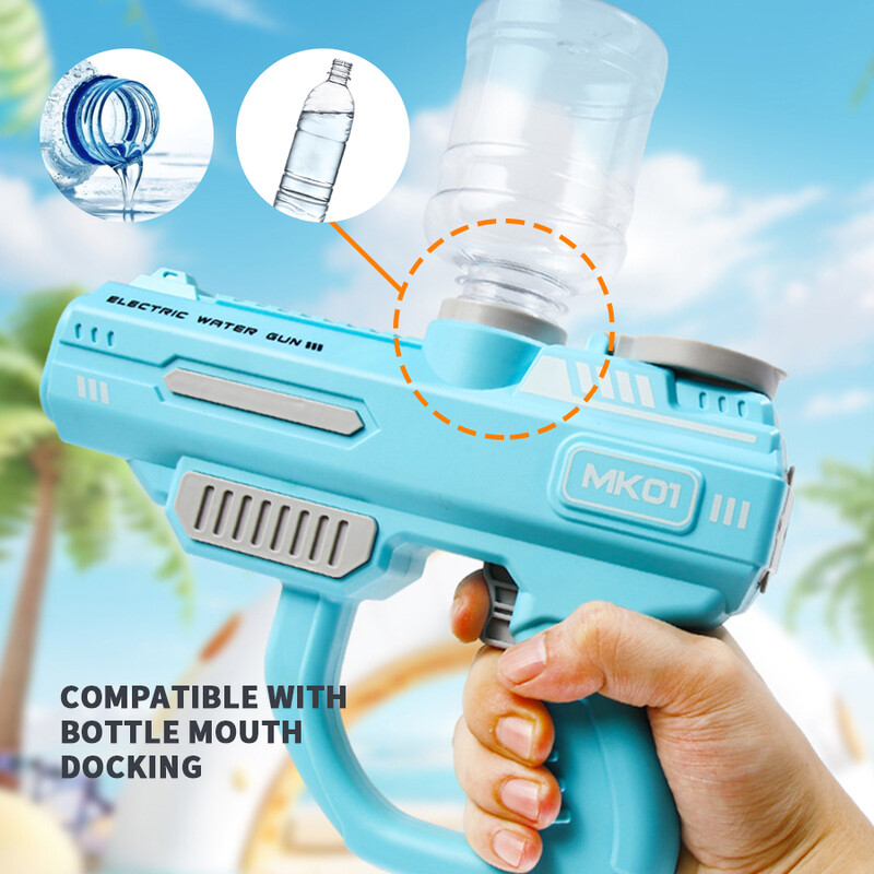 Električni vodeni pištolj za kontinuirano punjenje pogodan za interaktivne dječje igračke u vanjskim vodenim parkovima na plaži