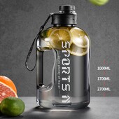 2700ml Horolezectvo Fitness Cyklistika Veľkokapacitná fľaša na vodu Potravinársky plast Materiál Veda Pitie Športová kanvica