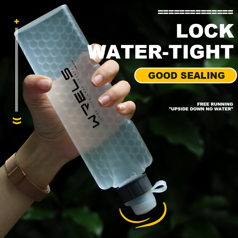 Sticla de apă pentru sport, curbată, cu prindere ușoară, îmbunătățită, pachet cu centură pentru alergare și ciclism. Sticla de apă convenabilă pentru fitness