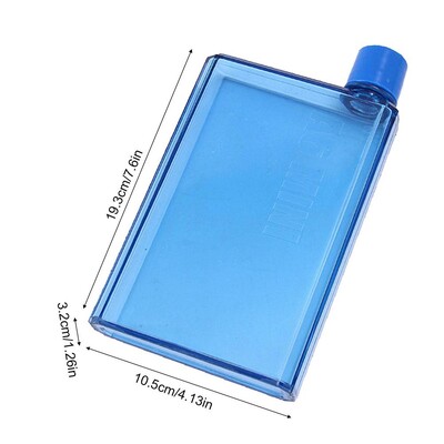Prenosné ploché fľaše na vodu na cestovanie, 350 ml/420 ml, fľaša na notebook, ekologická, bez BPA, na školské aktivity