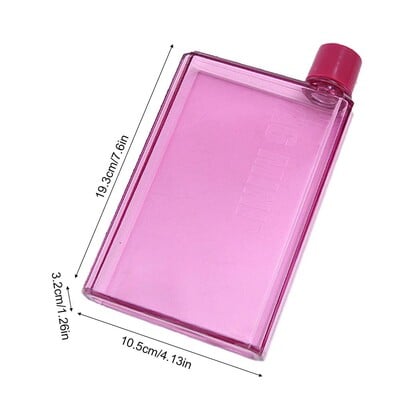 Prenosné ploché fľaše na vodu na cestovanie, 350 ml/420 ml, fľaša na notebook, ekologická, bez BPA, na školské aktivity