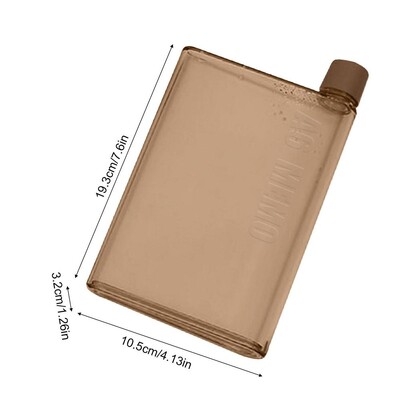 Prenosné ploché fľaše na vodu na cestovanie, 350 ml/420 ml, fľaša na notebook, ekologická, bez BPA, na školské aktivity