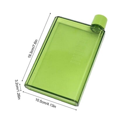 Prenosné ploché fľaše na vodu na cestovanie, 350 ml/420 ml, fľaša na notebook, ekologická, bez BPA, na školské aktivity