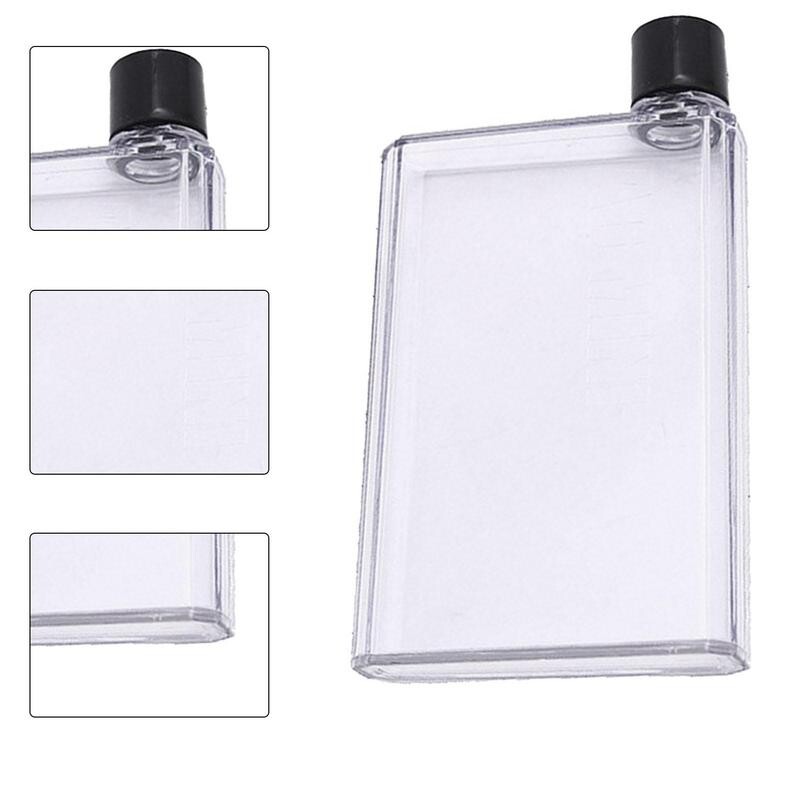 Prenosné ploché fľaše na vodu na cestovanie, 350 ml/420 ml, fľaša na notebook, ekologická, bez BPA, na školské aktivity