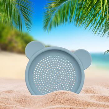 Silicone Sand Sieve Toy Sandbox Παιχνίδια Καλοκαιρινά παιχνίδια παραλίας για παιδιά Ασφαλή Παιδιά σιλικόνης Cute Animal Model Ins RubberSand To