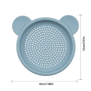 Silicone Sand Sieve Toy Sandbox Παιχνίδια Καλοκαιρινά παιχνίδια παραλίας για παιδιά Ασφαλή Παιδιά σιλικόνης Cute Animal Model Ins RubberSand To