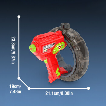 Αυτόματο πιστόλι νερού Παιδικά παιχνίδια Ηλεκτρικό φορητό Blaster με δροσερό φως Μεγάλης χωρητικότητας Υψηλής ταχύτητας Παιχνίδι Παιδικό Δώρο